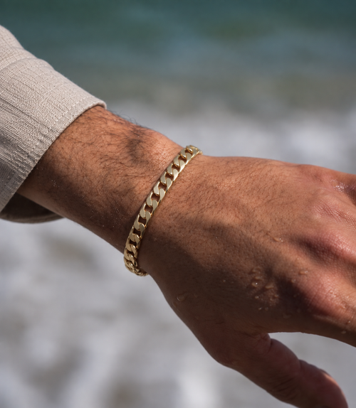 Pulso Barbado Oro Laminado 18K
